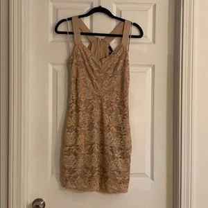 Guess nude lace dress